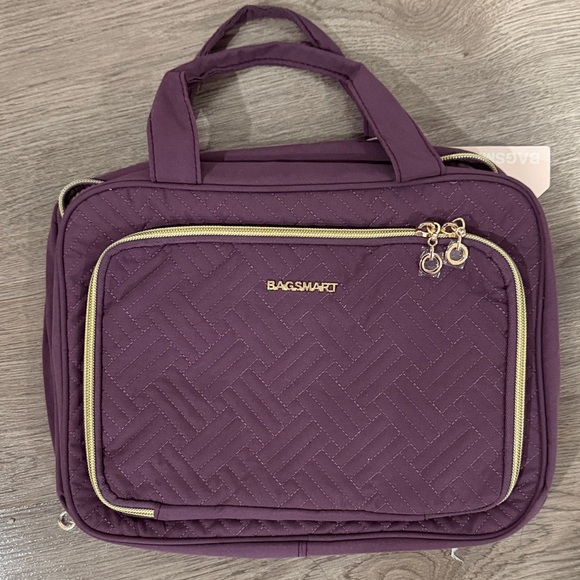 Bagsmart Handbags - BAGSMART Purple Quilted Women's Bag